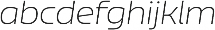 Nizzoli Alt ExtraLight It otf (200) Font LOWERCASE