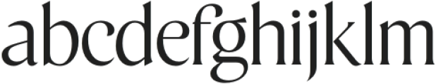 night glamour Regular otf (400) Font LOWERCASE