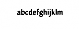 Niceto-Shadow.ttf Font LOWERCASE