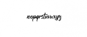 Nightfall Script.ttf Font LOWERCASE