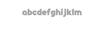 Nightlife-Medium.otf Font LOWERCASE