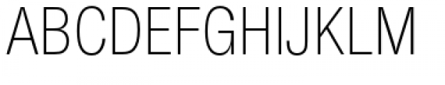 Nimbus Sans Novus Condensed Light Font UPPERCASE