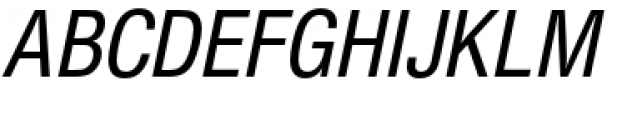 Nimbus Sans Novus Condensed Medium Italic Font UPPERCASE
