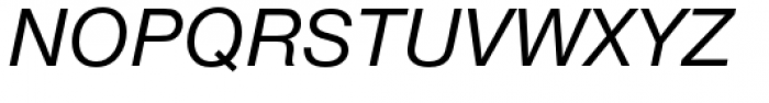 Nimbus Sans Novus Medium Italic Font UPPERCASE
