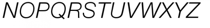 Nimbus Sans Novus Regular Italic Font UPPERCASE