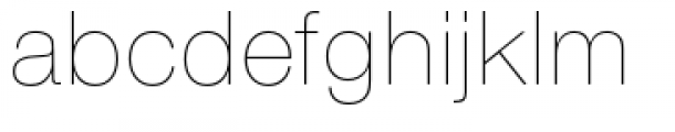 Nimbus Sans Novus Ultra Light Font LOWERCASE