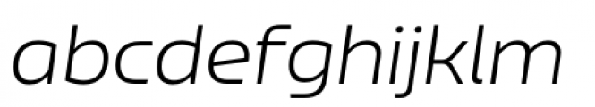 Nizzoli Alt Light Italic Font LOWERCASE