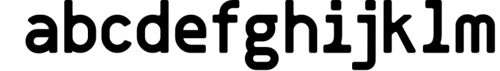 Nicolallte - Monospace Font Font LOWERCASE