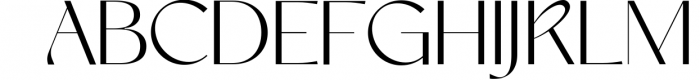 Nightfall - Modern Luxury Sans-Serif Font UPPERCASE