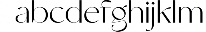 Nightfall - Modern Luxury Sans-Serif Font LOWERCASE