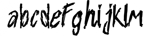 Nightmare Font LOWERCASE