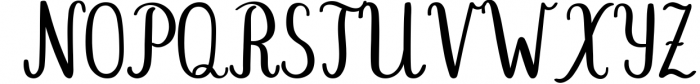 Nimbostratus. Handwritten Font Font UPPERCASE