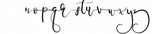 night feel Font LOWERCASE