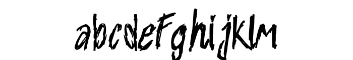 NIGHTMARE Font LOWERCASE