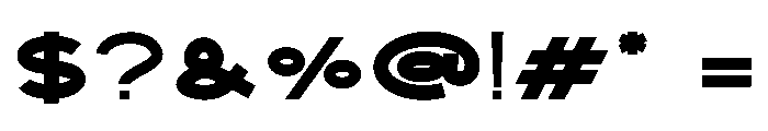 NIKEA Font OTHER CHARS