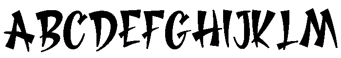 NIKOTSU Regular Font UPPERCASE