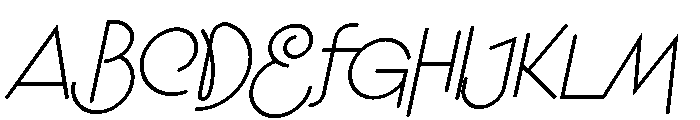 Niagara Faults Italic Font UPPERCASE
