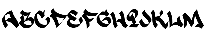 Nibz Font UPPERCASE