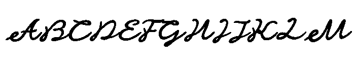 Nice Gourmet Trial Script Font UPPERCASE