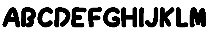 Nice Paper Font UPPERCASE