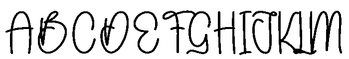 Nice1 Font UPPERCASE