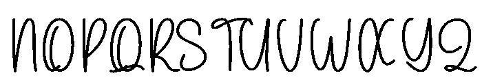 Nice1 Font UPPERCASE