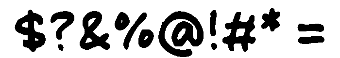 Nicess Coffee Font OTHER CHARS