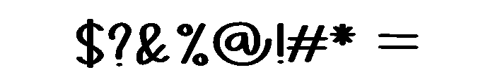 Nicetime Font OTHER CHARS