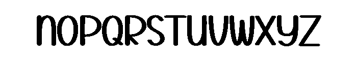 Nicetime Font LOWERCASE