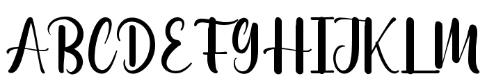Nictha Demo Font UPPERCASE