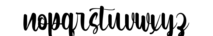 Nictha Demo Font LOWERCASE