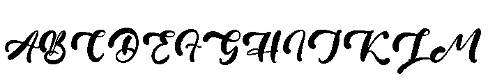 Nigel Mark Font UPPERCASE