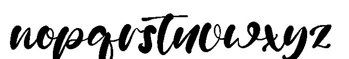 Nigel Mark Font LOWERCASE