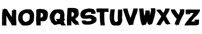 Night Brush Font UPPERCASE