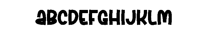Night Camping Font UPPERCASE