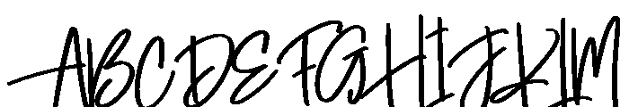 Night House1 Font UPPERCASE