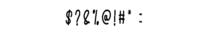 Night Mare2 Font OTHER CHARS