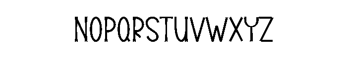 Night Mare2 Font LOWERCASE