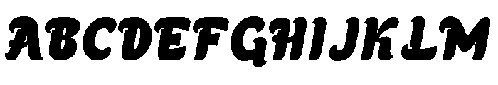 Night Sunday DEMO Regular Font UPPERCASE