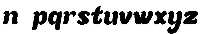 Night Sunday DEMO Regular Font LOWERCASE