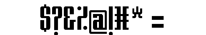 Night Train 315 Regular Font OTHER CHARS