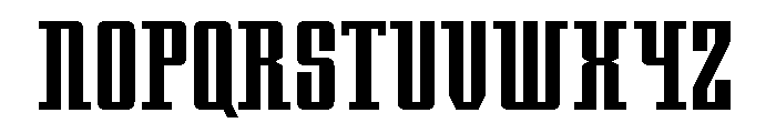 Night Train 315 Regular Font UPPERCASE