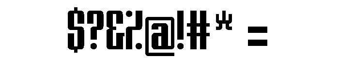 Night Train 382 Font OTHER CHARS