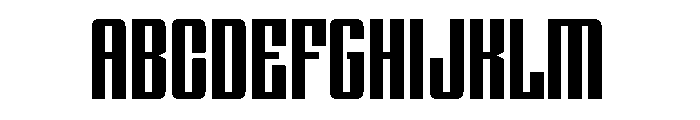Night Train 382 Font UPPERCASE