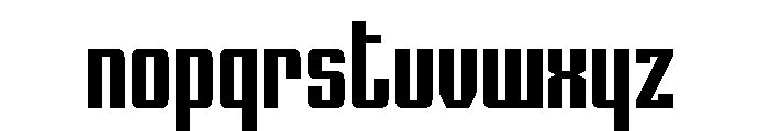 Night Train 382 Font LOWERCASE