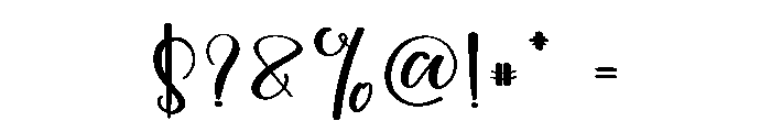 Night Vacation Font OTHER CHARS