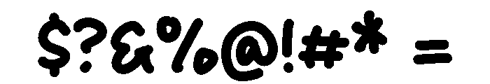 Night Vibes Font OTHER CHARS