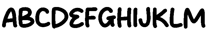 Night Vibes Font UPPERCASE