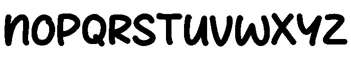 Night Vibes Font UPPERCASE