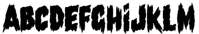 Night of the Deads Font UPPERCASE